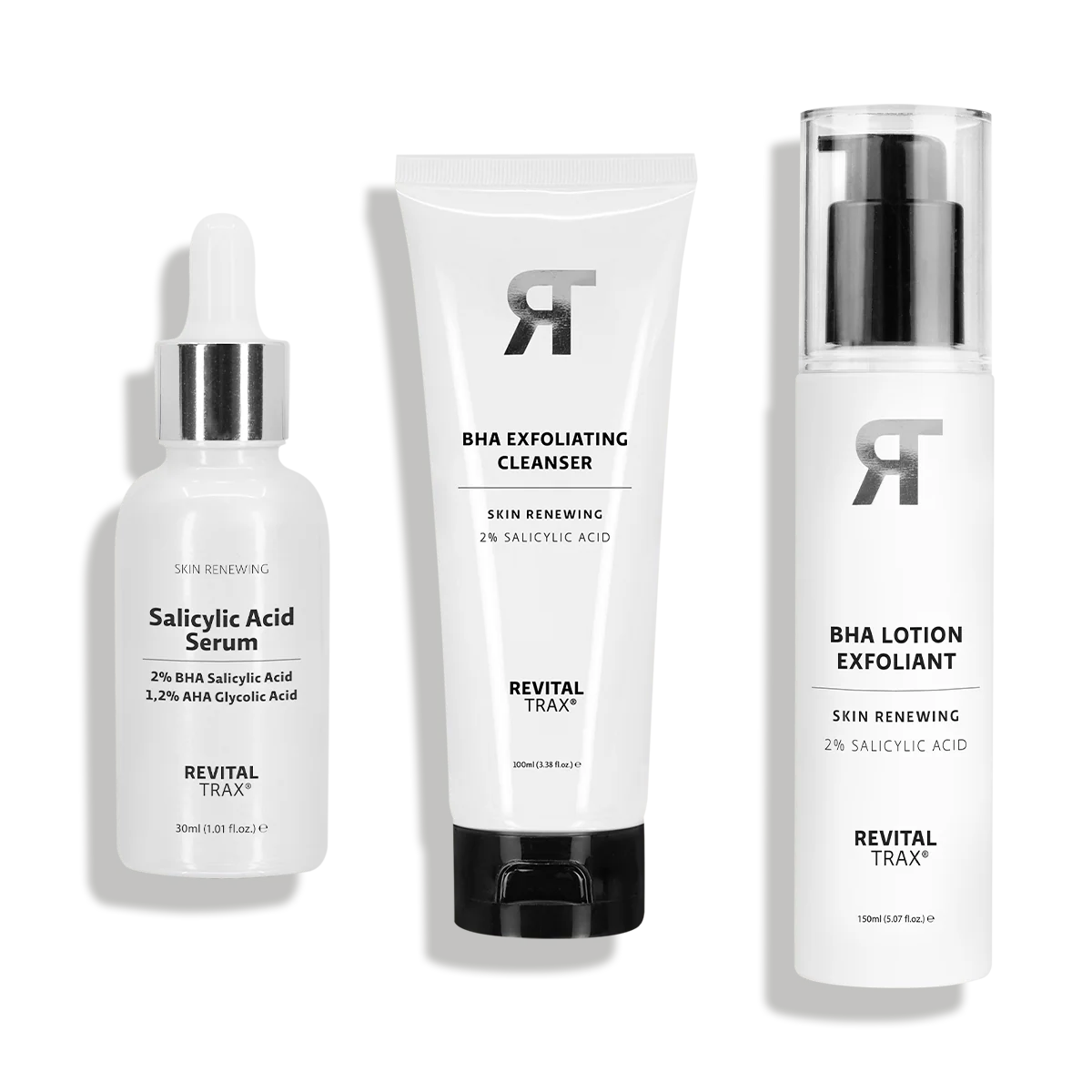 BHA Set: Cleanser + Serum + Lotion Exfoliant
